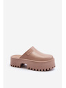 BIG STAR SHOES Papuci cu talpă solidă pentru femei Big Star Bej