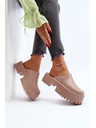 BIG STAR SHOES Papuci cu talpă solidă pentru femei Big Star Bej