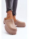 BIG STAR SHOES Papuci cu talpă solidă pentru femei Big Star Bej