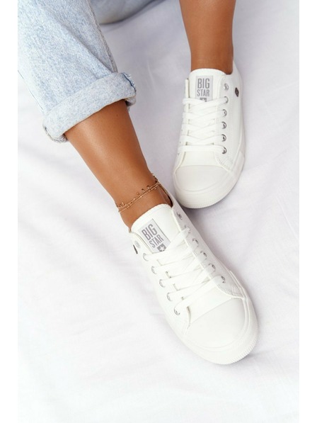 BIG STAR SHOES Antrenori Big Star Classic pentru femei - Alb