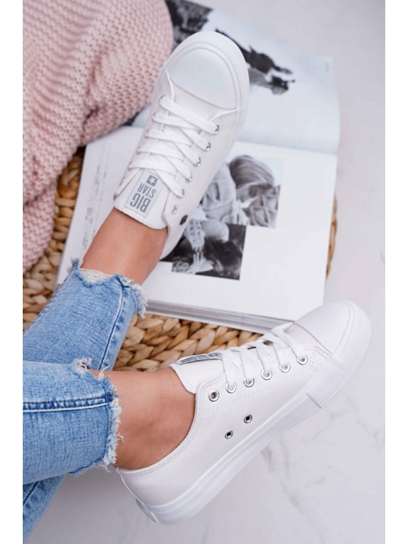 BIG STAR SHOES Antrenori Big Star Classic pentru femei - Alb
