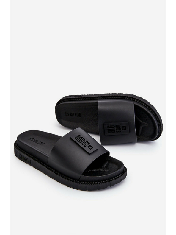 BIG STAR SHOES Papuci cu toc înalt pentru femei - Big Star Black