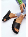 BIG STAR SHOES Papuci cu toc înalt pentru femei - Big Star Black