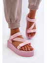 BIG STAR SHOES Sandale cu platformă pentru femei Big Star Pink