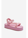 BIG STAR SHOES Sandale cu platformă pentru femei Big Star Pink