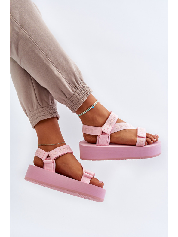 BIG STAR SHOES Sandale cu platformă pentru femei Big Star Pink