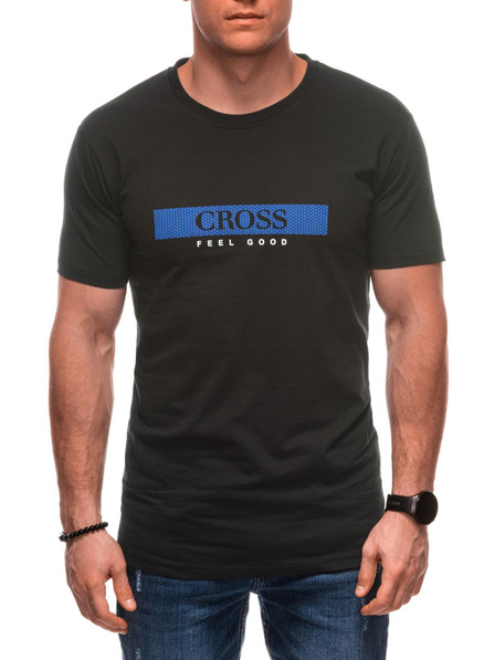 Edoti Tricou pentru bărbați cu imprimeu Edoti