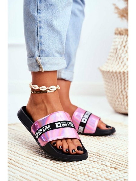 BIG STAR SHOES Papuci de modă pentru femei Big Star - roz