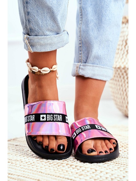 BIG STAR SHOES Papuci de modă pentru femei Big Star - roz