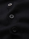 Ombre Clothing Pulover tricotat pentru bărbați cu buline structurate - albastru închis Ombre Clothing