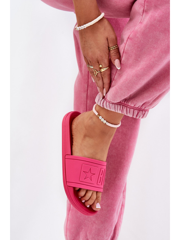 BIG STAR SHOES Papuci de casă la modă pentru femei Big Star - roz