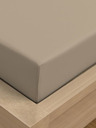 Kvalitex Cearșaf din satin LUXURY COLLECTION 200x200cm bej