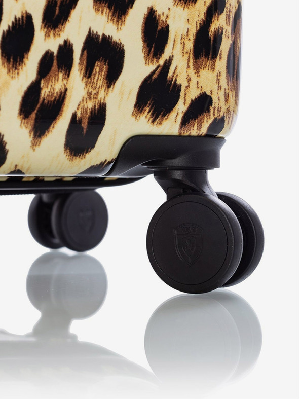 Heys Troller Negru-Maro cu Model Heys Leopard Maro M