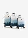 Heys Set Trei Trolere Albastre Heys Tie-Dye S,M,L