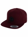 Meatfly Meatfly baseball cap Hornet Snapback Black Round/Maroon | Black | Size