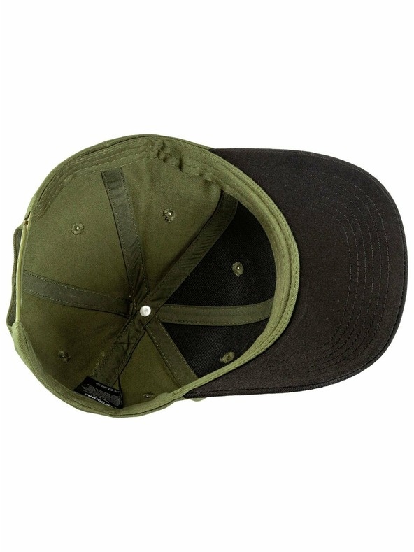 Meatfly Meatfly baseball cap Wayne Flexfit Basic Logo Olive / Black | Black | Size