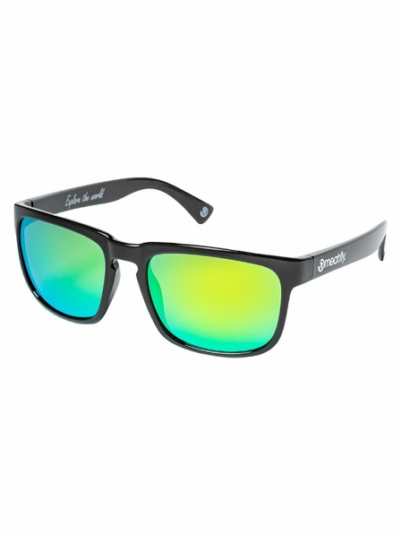 Meatfly Meatfly polarized sunglasses Gammy Black Glossy/Green | Black | Size