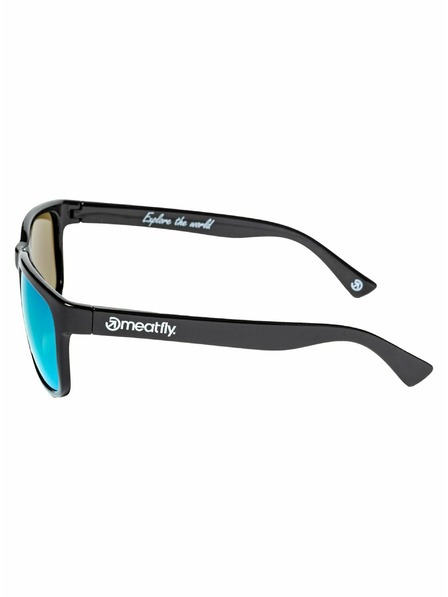 Meatfly Meatfly polarized sunglasses Gammy Black Glossy/Green | Black | Size