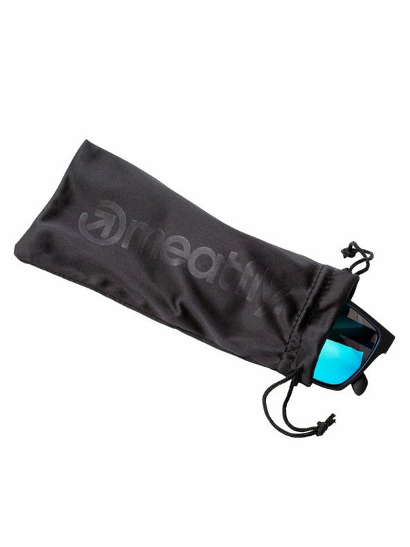 Meatfly Ochelari de soare polarizați Meatfly Trigger 2 Black Matt Blue | Negru | Mărime
