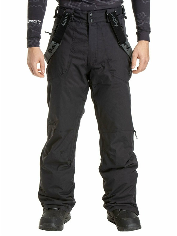 Meatfly Pantaloni Meatfly SNB & SKI pentru bărbați Gnar Black | Negru | Mărime