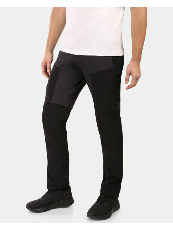 Kilpi Pantaloni outdoor detașabili pentru bărbați Kilpi HOSIO Negru