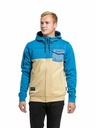 Meatfly Meatfly hanorac tehnic pentru bărbați Josh Blue / Light Brown