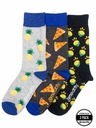 Meatfly Meatfly socks Lexy Triple Pack Citrus | Multicolored | Size