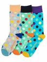 Meatfly Meatfly Socks Lexy Gift Pack Grey Dots | Multicolor | Size