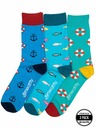 Meatfly Meatfly Socks Lexy Triple Pack Pool | Multicolor | Size