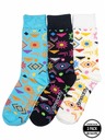Meatfly Meatfly Socks Lexy Triple Pack Aztec | Multicolor | Size