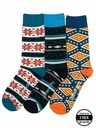 Meatfly Meatfly Socks Lexy Triple Pack Norway | Multicolor | Size