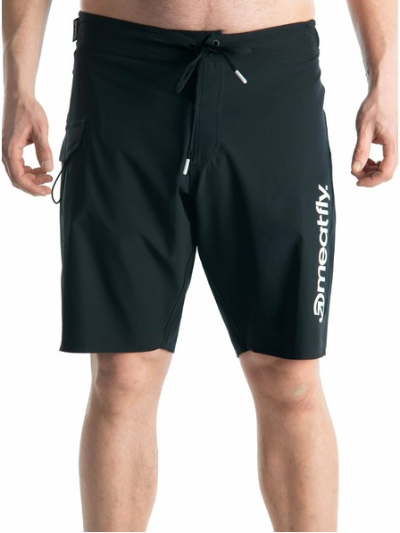 Meatfly Meatfly pantaloni scurți de baie pentru bărbați Mitch Boardshorts 21 Black | Negru | Mărime