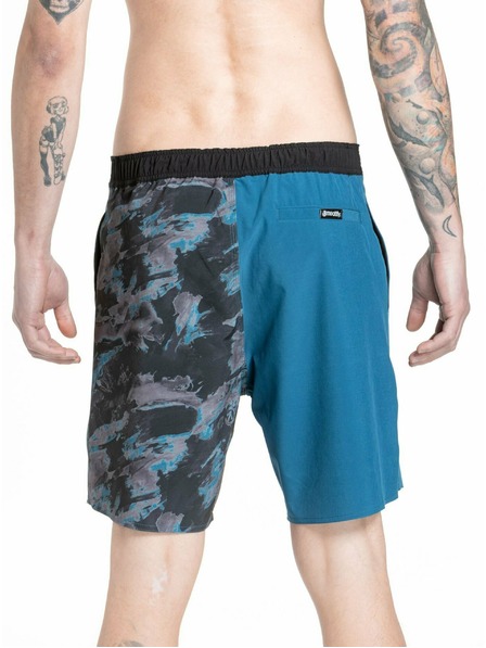 Meatfly Meatfly pantaloni scurți de baie pentru bărbați Ernie Boardshorts 19" Mossy Petrol | Albastru | Mărime