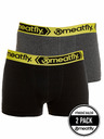 Meatfly Meatfly boxeri Balboa Double Pack Gri Melanj/Negru | Negru | Mărime