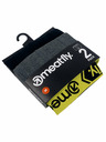 Meatfly Meatfly boxeri Balboa Double Pack Gri Melanj/Negru | Negru | Mărime