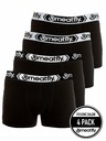 Meatfly Meatfly boxeri Balboa Four Pack Negru/Negru | Negru | Mărime