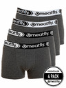 Meatfly Meatfly boxeri Balboa Four Pack Gri Melanj | Gri | Mărime