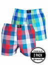 Meatfly Meatfly boxeri bărbătești Doug Navy Red / Green | Roșu | Mărime