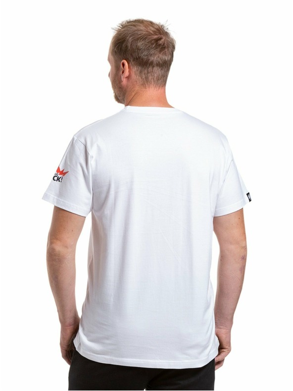 Meatfly Tricou pentru bărbați Meatfly Big Shock Shattered White | Alb | Mărime