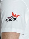 Meatfly Tricou pentru bărbați Meatfly Big Shock 8Bit White | Alb | Mărime