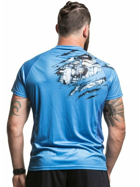 Meatfly Meatfly Functional T-Shirt Reaper C - Blue | Blue | Size