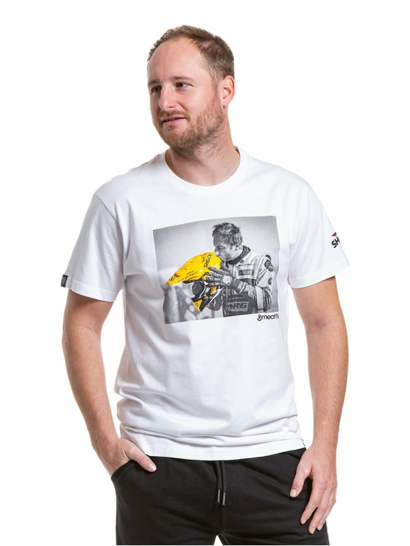 Meatfly Tricou pentru bărbați Meatfly Big Shock Kiss White | Alb | Mărime