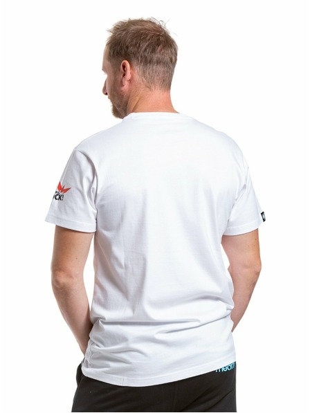 Meatfly Tricou pentru bărbați Meatfly Big Shock Kiss White | Alb | Mărime