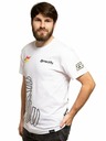 Meatfly Tricou pentru bărbați Meatfly Big Shock Dakar White | Alb | Mărime M | 100% bumbac
