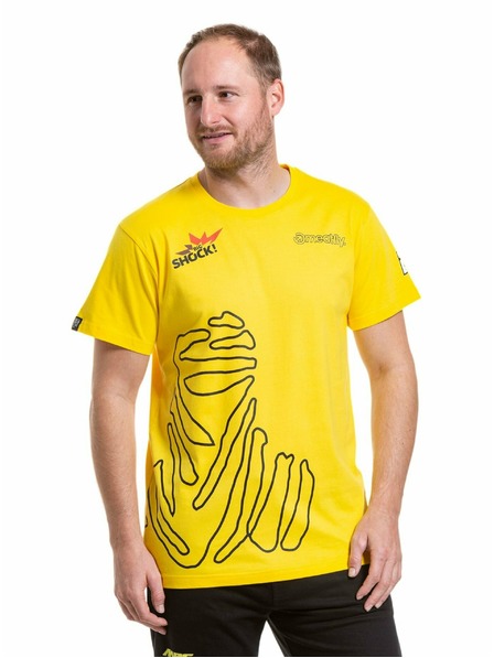 Meatfly Tricou pentru bărbați Meatfly Dakar Yellow | Galben | Mărime