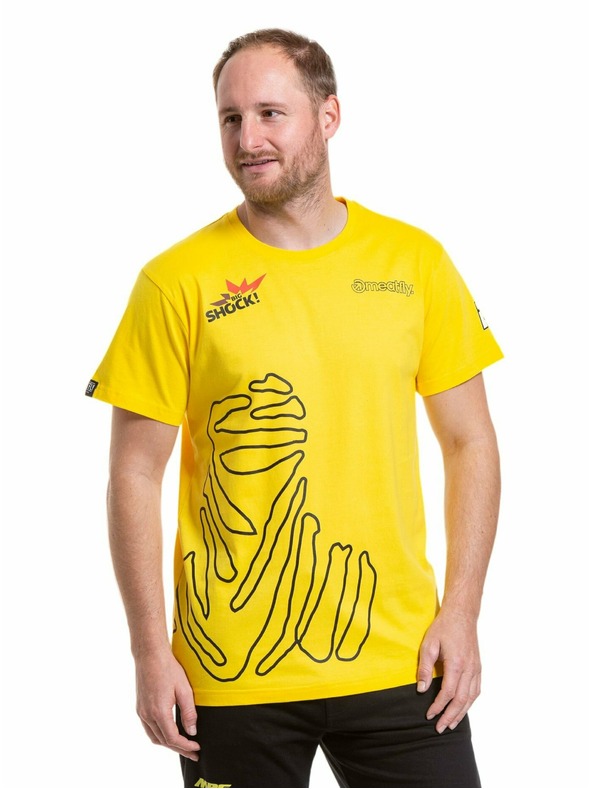 Meatfly Tricou pentru bărbați Meatfly Dakar Yellow | Galben | Mărime
