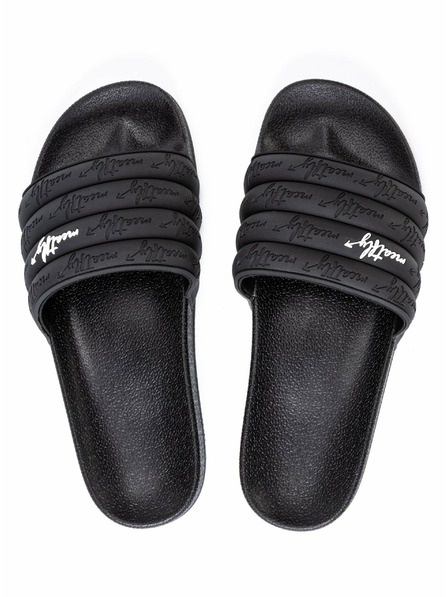 Meatfly Papuci Meatfly pentru femei Hudson Dungi Negre