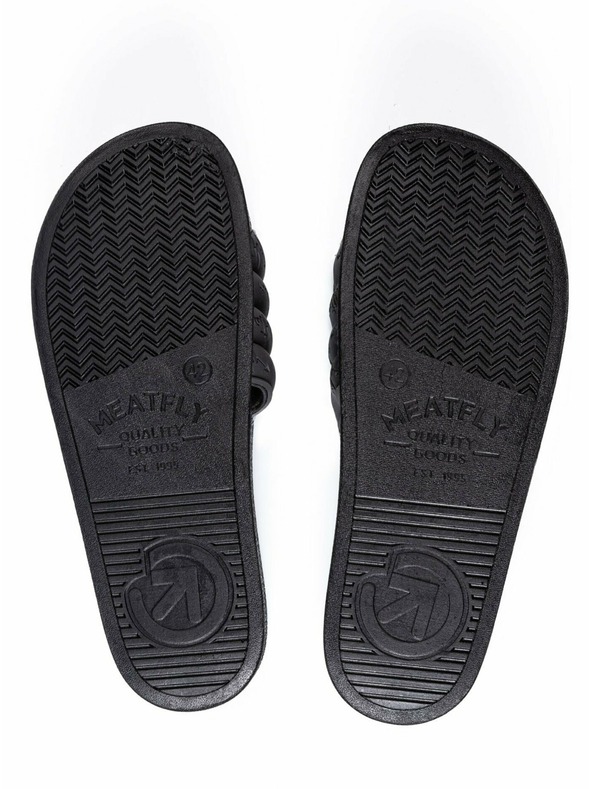 Meatfly Papuci Meatfly pentru femei Hudson Dungi Negre