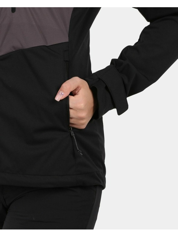 Kilpi Jachetă softshell pentru femei Kilpi BELTRA Neagră