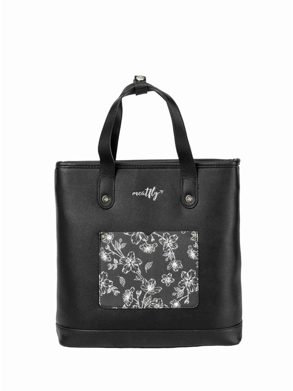 Meatfly Meatfly geantă / rucsac Kerry Blossom Negru | Negru | Volum 7 L